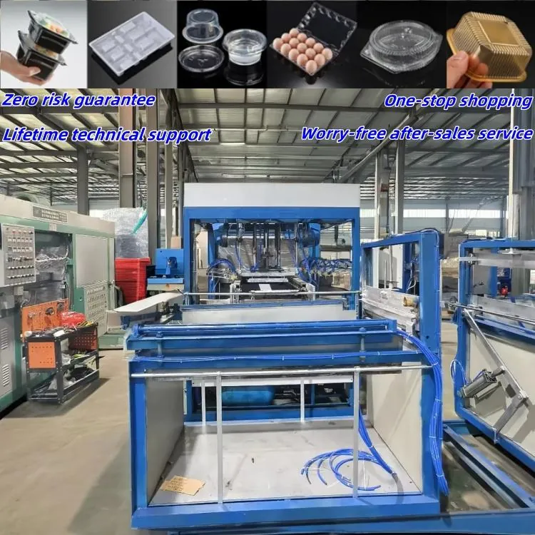 High Speed Automatic Plastic Plate Machine Vacuum Former