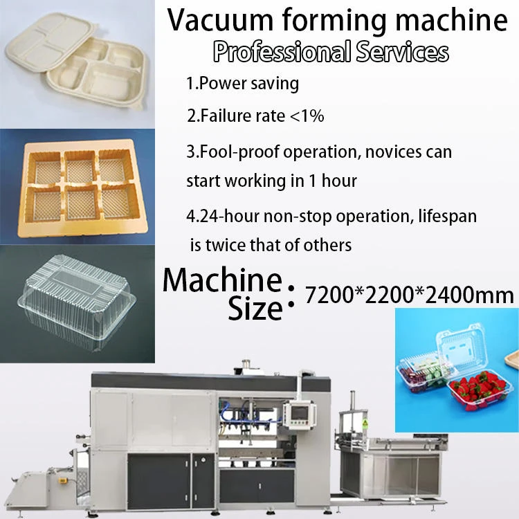 High Speed Automatic Plastic Plate Machine Vacuum Former